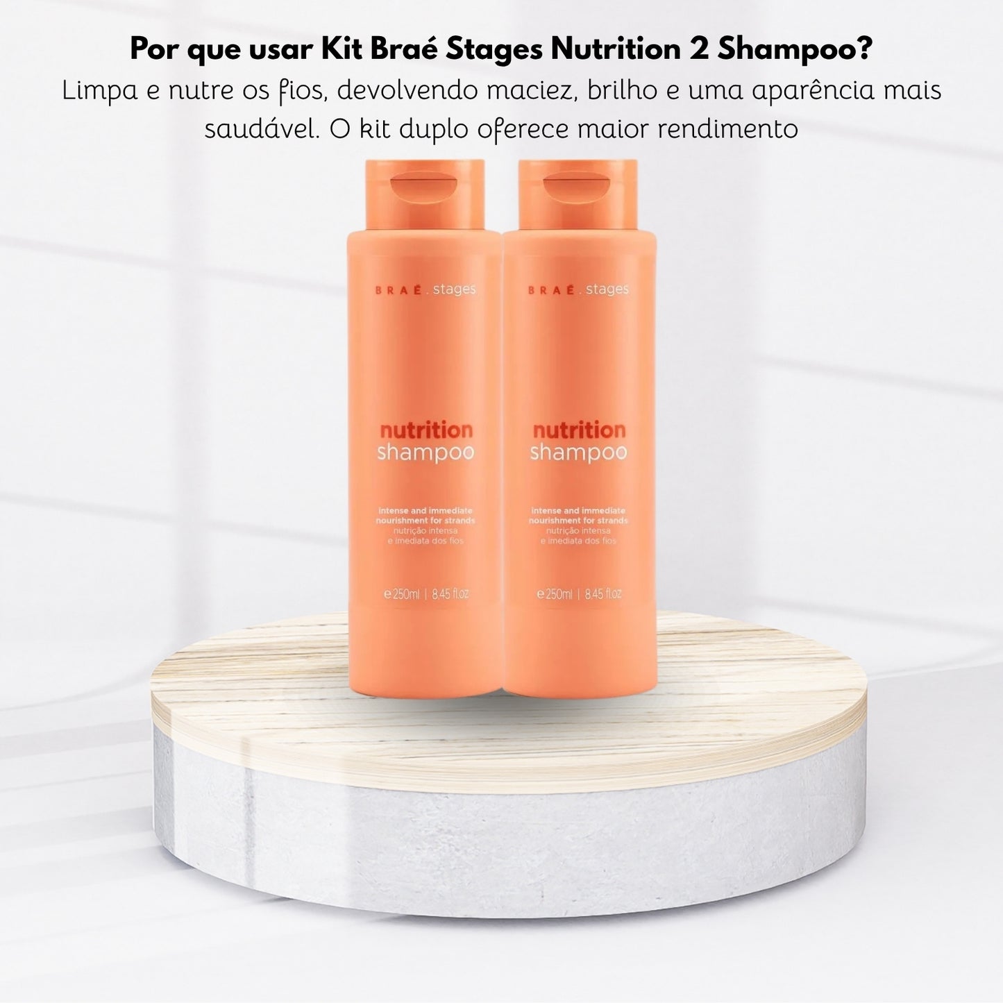 Kit Braé Stages Nutrition 2 Shampoo 250 ml