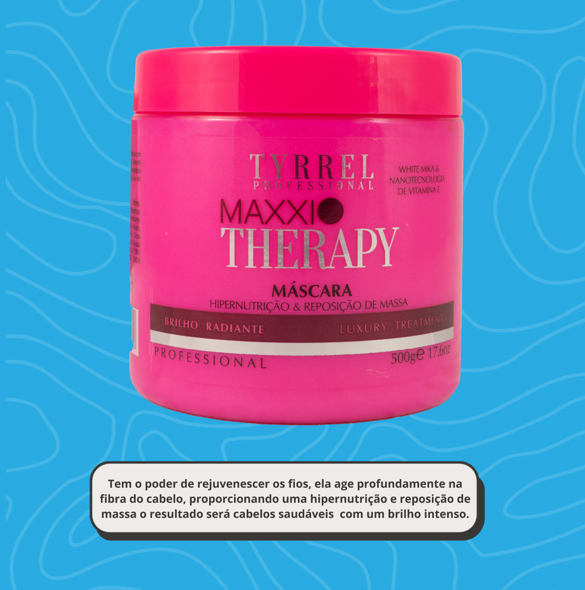 Kit Tyrrel Maxxi Therapy 3 Máscara Hipernutrição 500 g