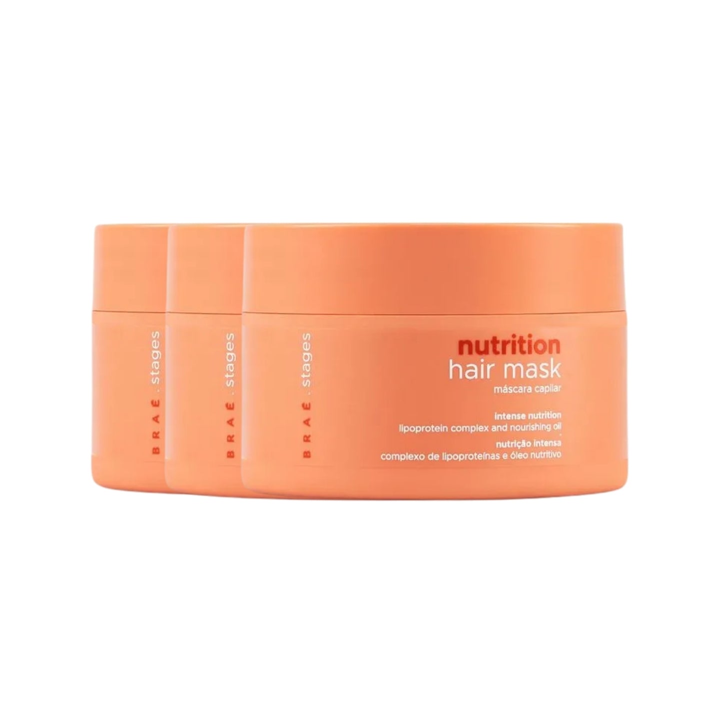 Kit Braé Stages Nutrition 3 Máscara Capilar 200 g