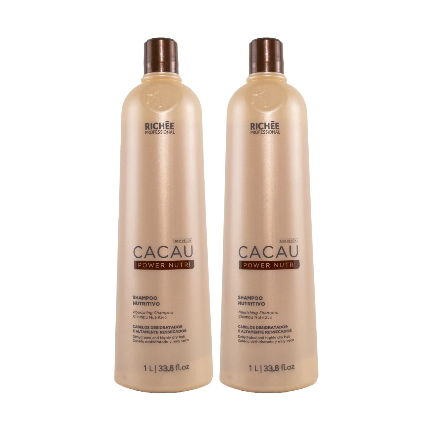 Kit Richée Cacau Power Nutri 2 Shampoo 1 Litro
