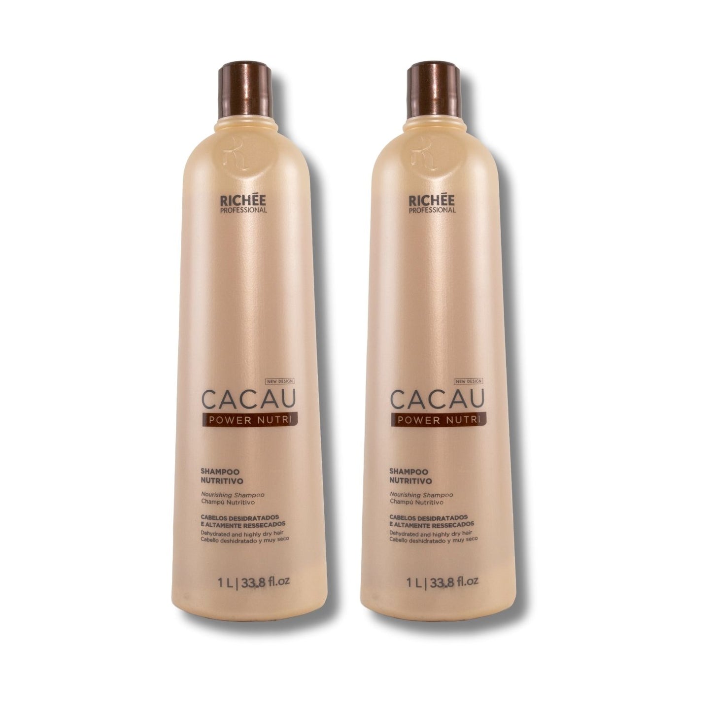 Kit Richée Cacau Power Nutri 2 Shampoo 1 Litro