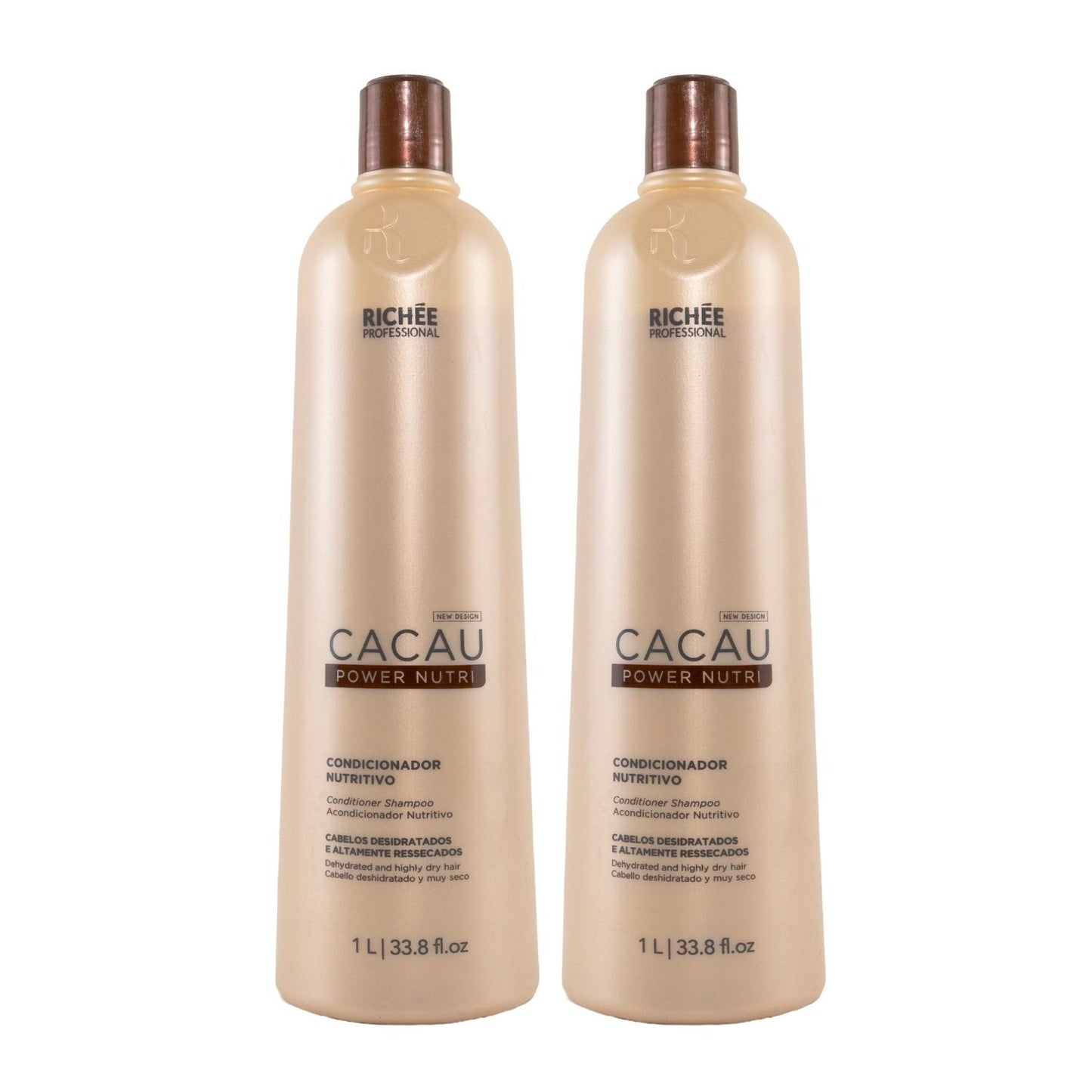 Kit Richée Cacau Power Nutri 2 Condicionador 1 Litro