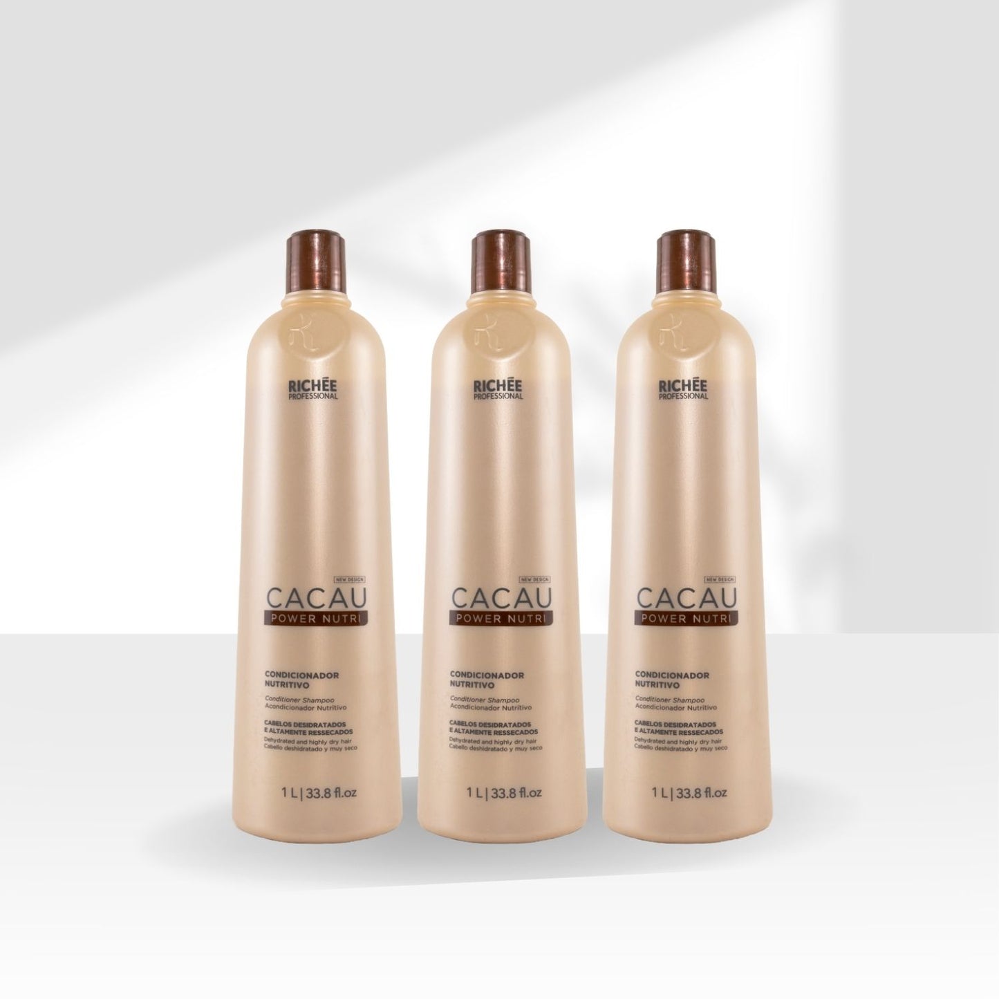 Kit Richée Cacau Power Nutri 3 Condicionador 1 Litro