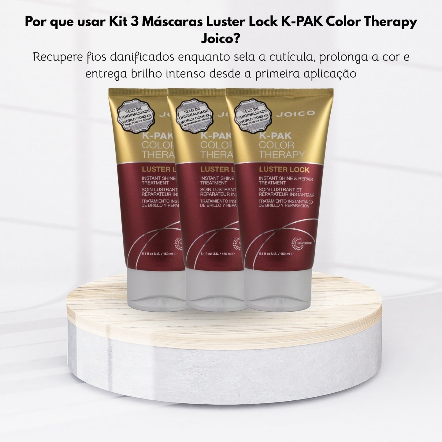 Kit Joico K-PAK Color Therapy Luster Lock 3 Máscara 150 ml
