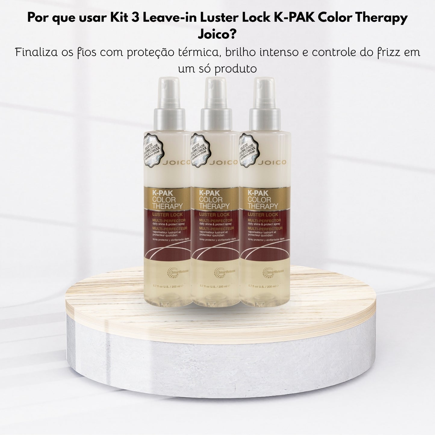 Kit Joico K-PAK Color Therapy Luster Lock 3 Leave-in 200 ml