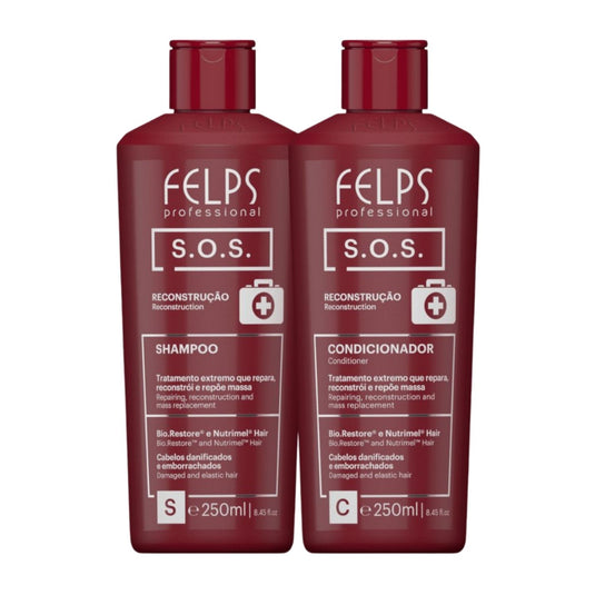 Kit Felps S.O.S Shampoo + Condicionador (2 x 250 ml)