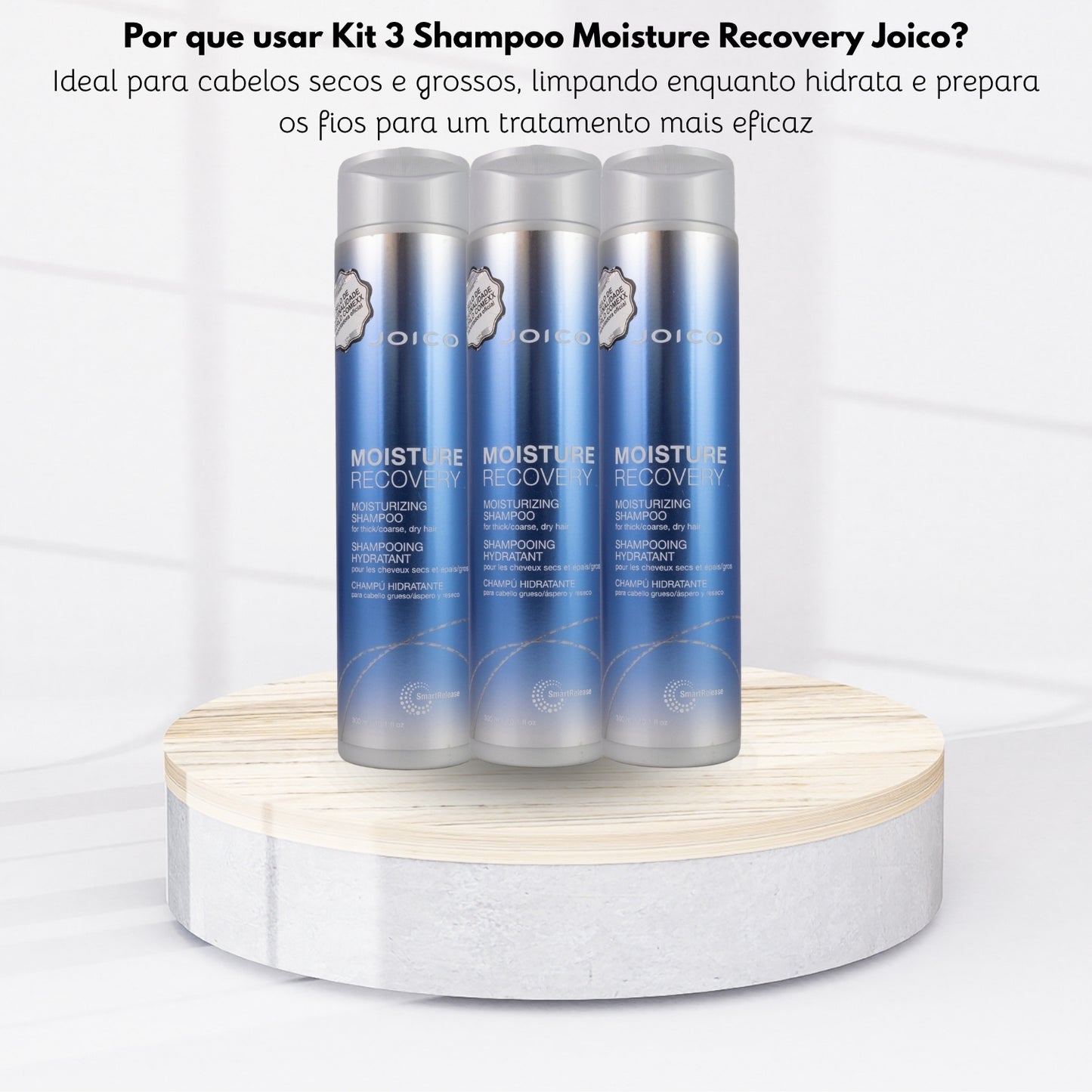 Kit Joico Moisture Recovery Smart Release 3 Shampoo 300 ml