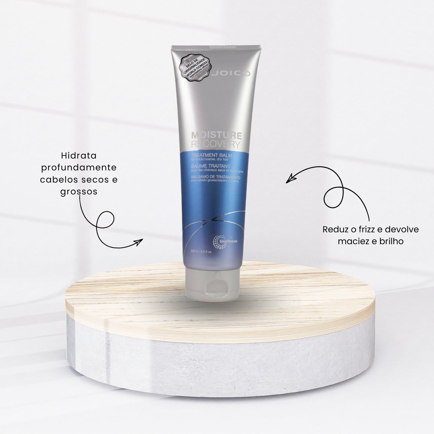 Kit Joico Moisture Recovery Treatment Balm 3 Máscara 250 ml