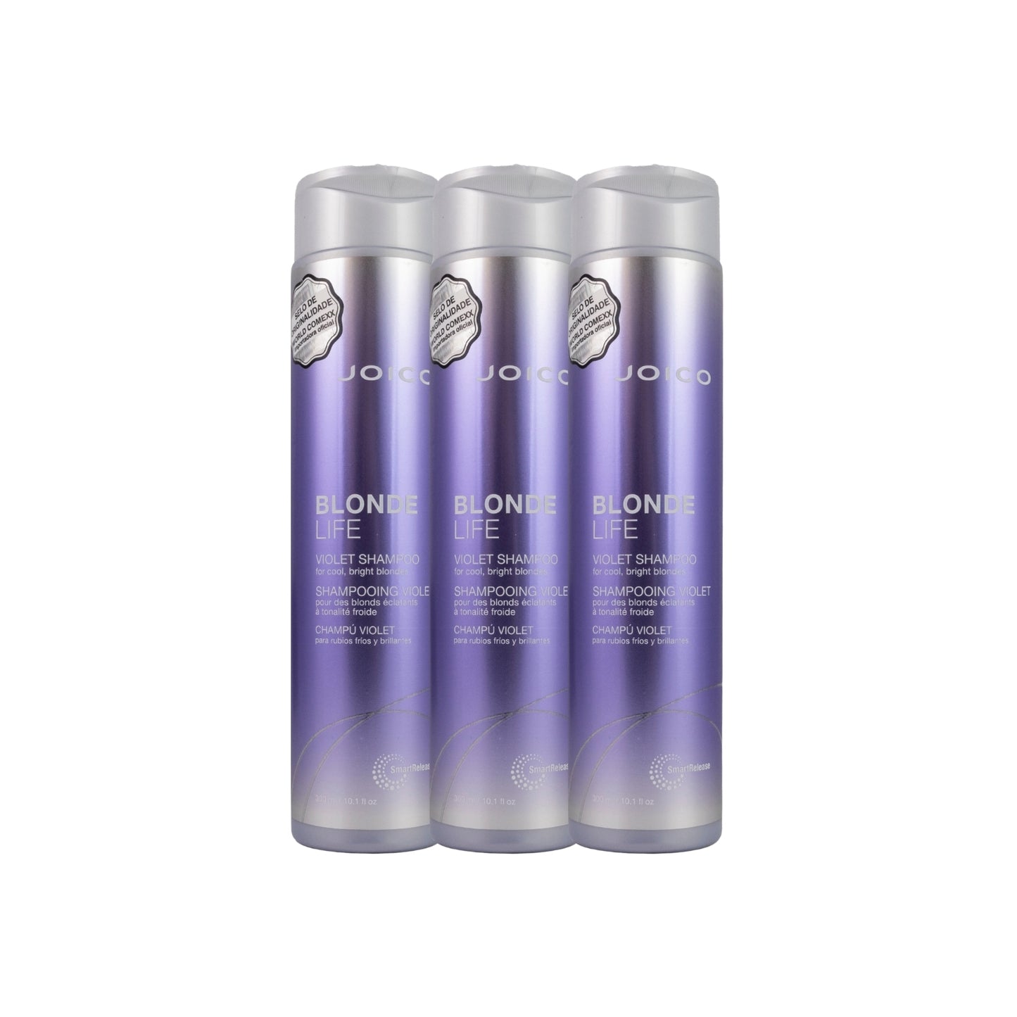 Kit Joico Blonde Life Violet Smart Release 3 Shampoo 300 ml