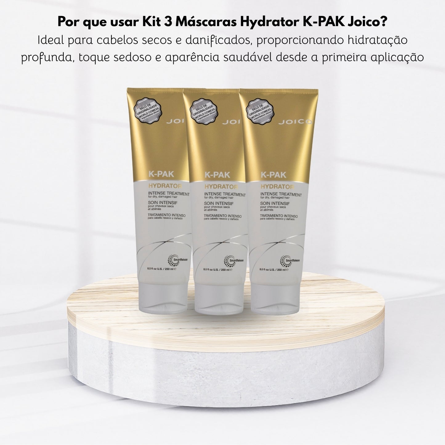 Kit Joico K-PAK Intense Hydrator 3 Máscara 250 ml
