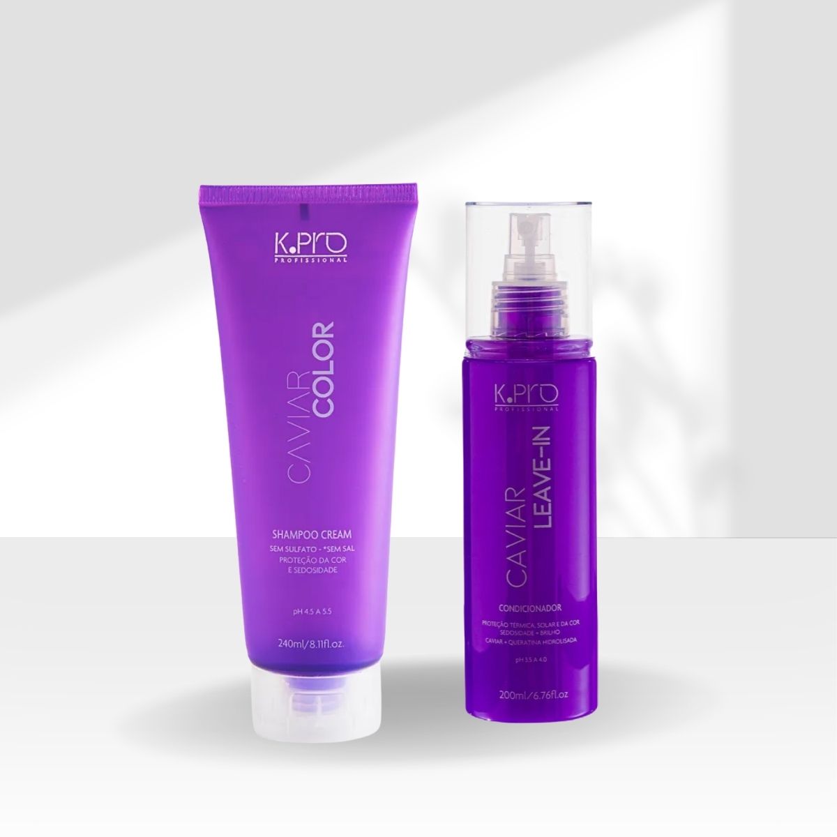 Kit K.Pro Caviar Color Shampoo 240 ml + Leave-in 200 ml