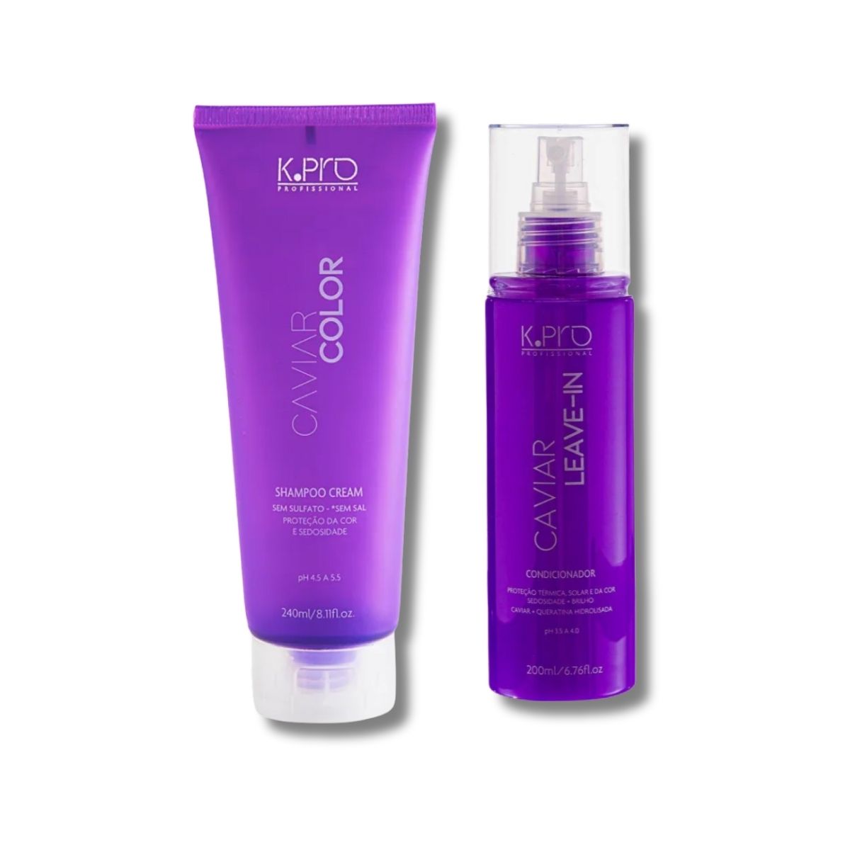 Kit K.Pro Caviar Color Shampoo 240 ml + Leave-in 200 ml