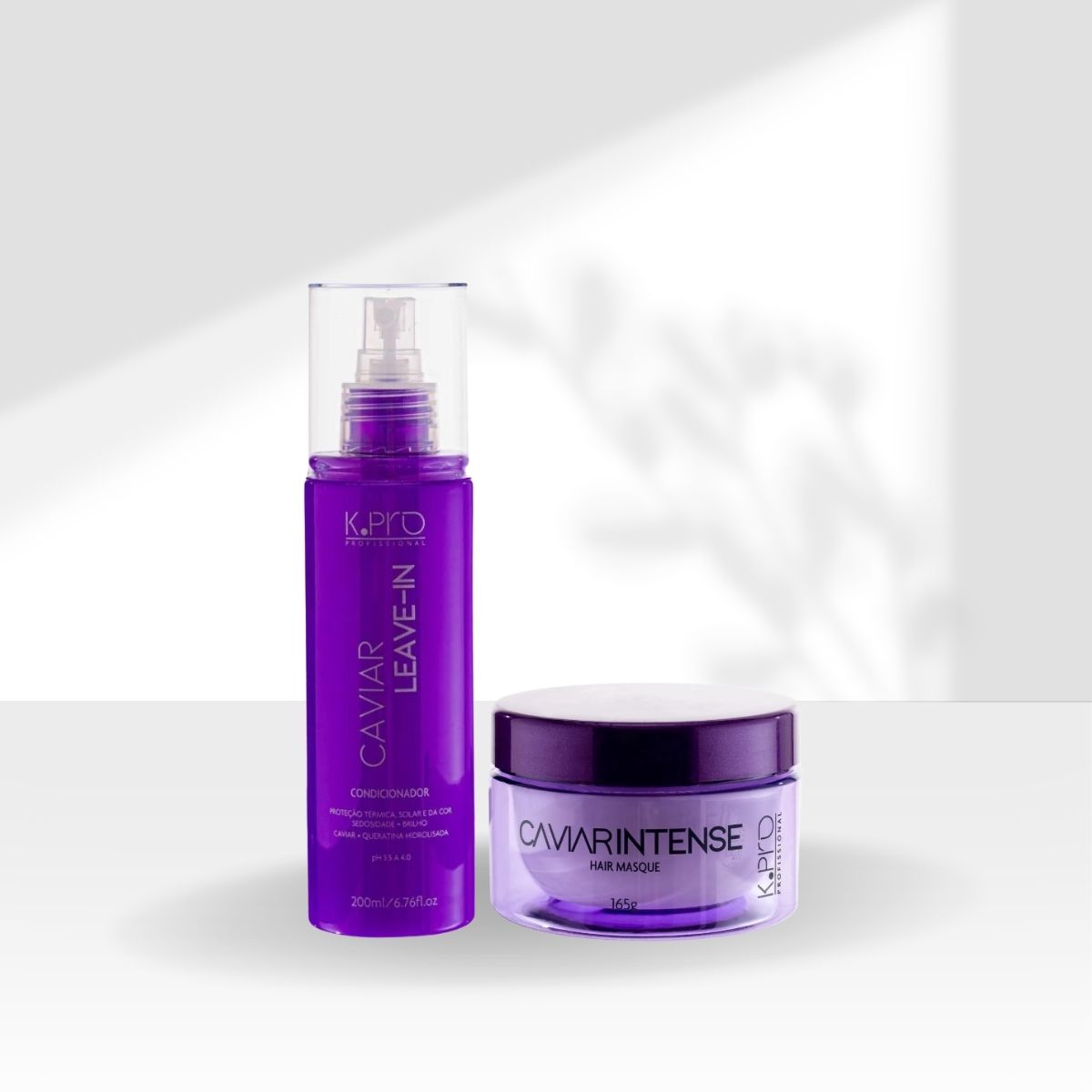 Kit K.Pro Caviar Color Máscara 165 g + Leave-in 200 ml