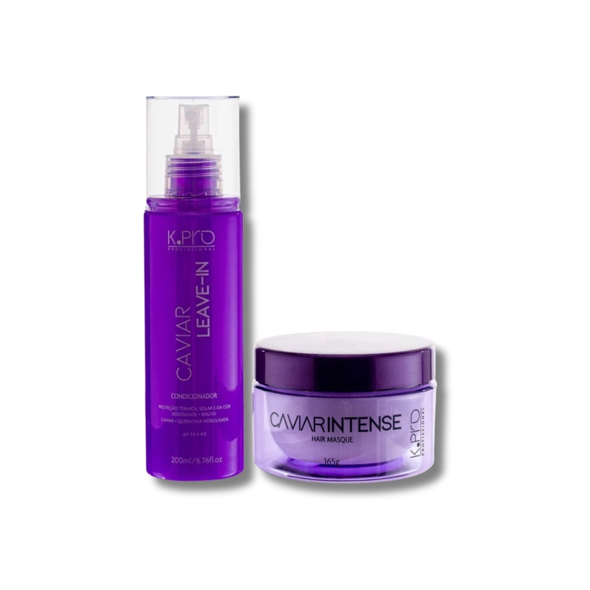 Kit K.Pro Caviar Color Máscara 165 g + Leave-in 200 ml