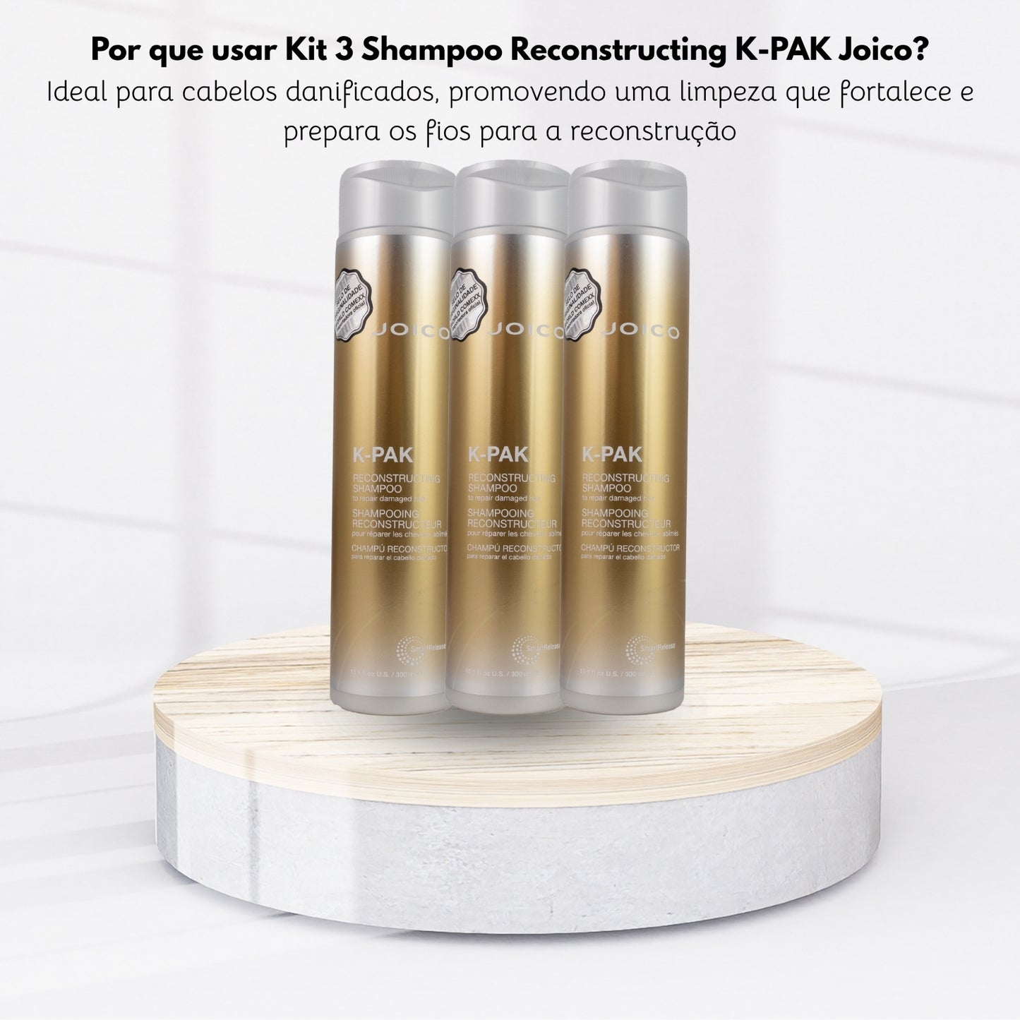 Kit Joico K-PAK 3 Shampoo 300 ml