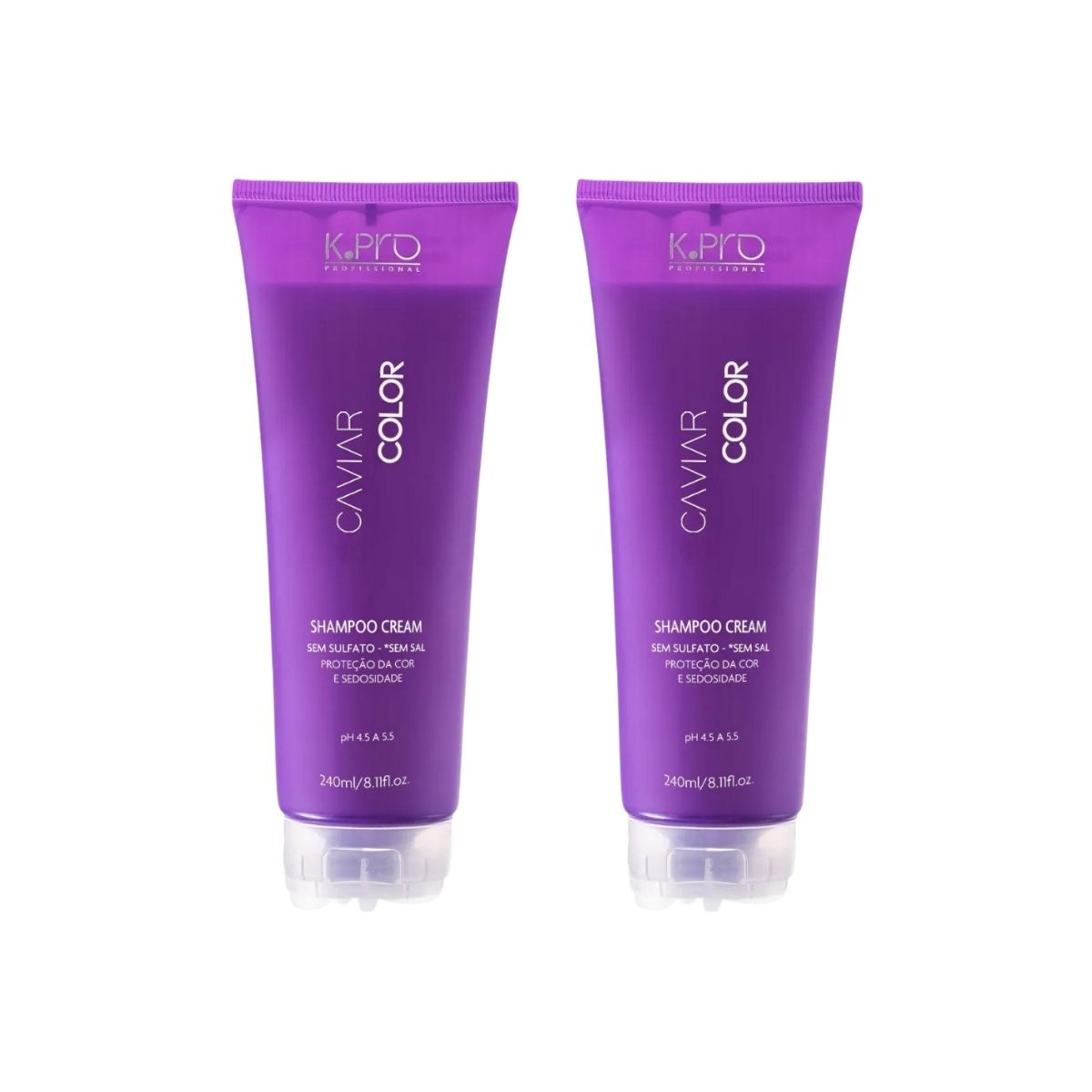 Kit K.Pro Caviar Color 2 Shampoos Cream 240 ml