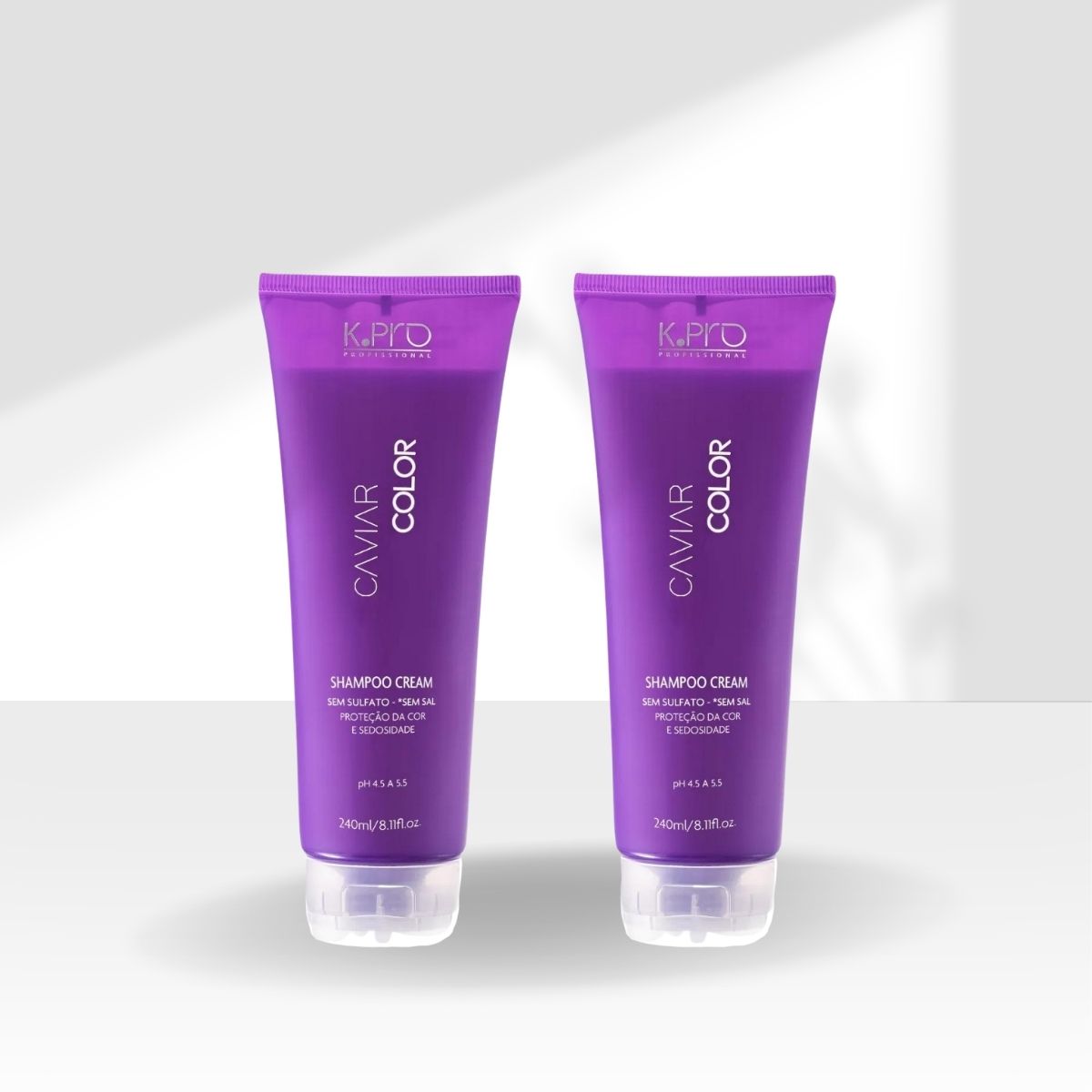 Kit K.Pro Caviar Color 2 Shampoos Cream 240 ml