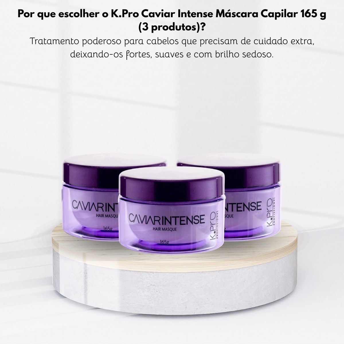 Kit K.Pro Caviar Intense 3 Máscaras 165 g