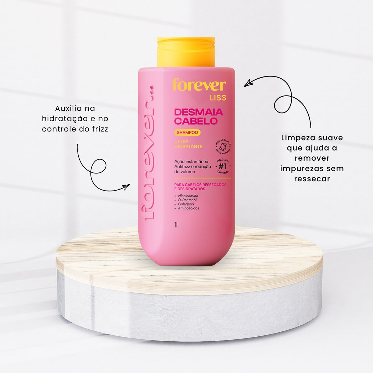 Kit Forever Liss Desmaia Cabelo Tratamento Capilar Salon