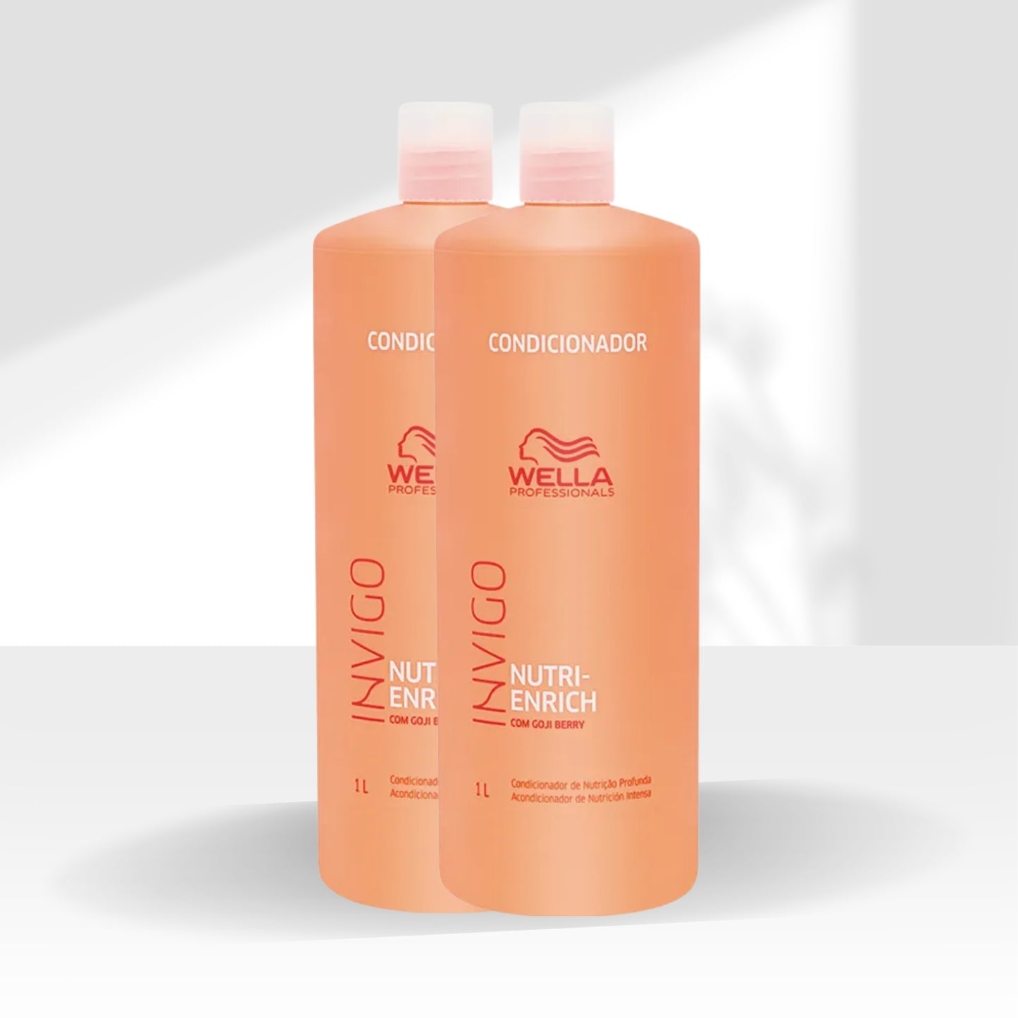Kit 2 Condicionador Wella Invigo Nutri-Enrich 1 Litro