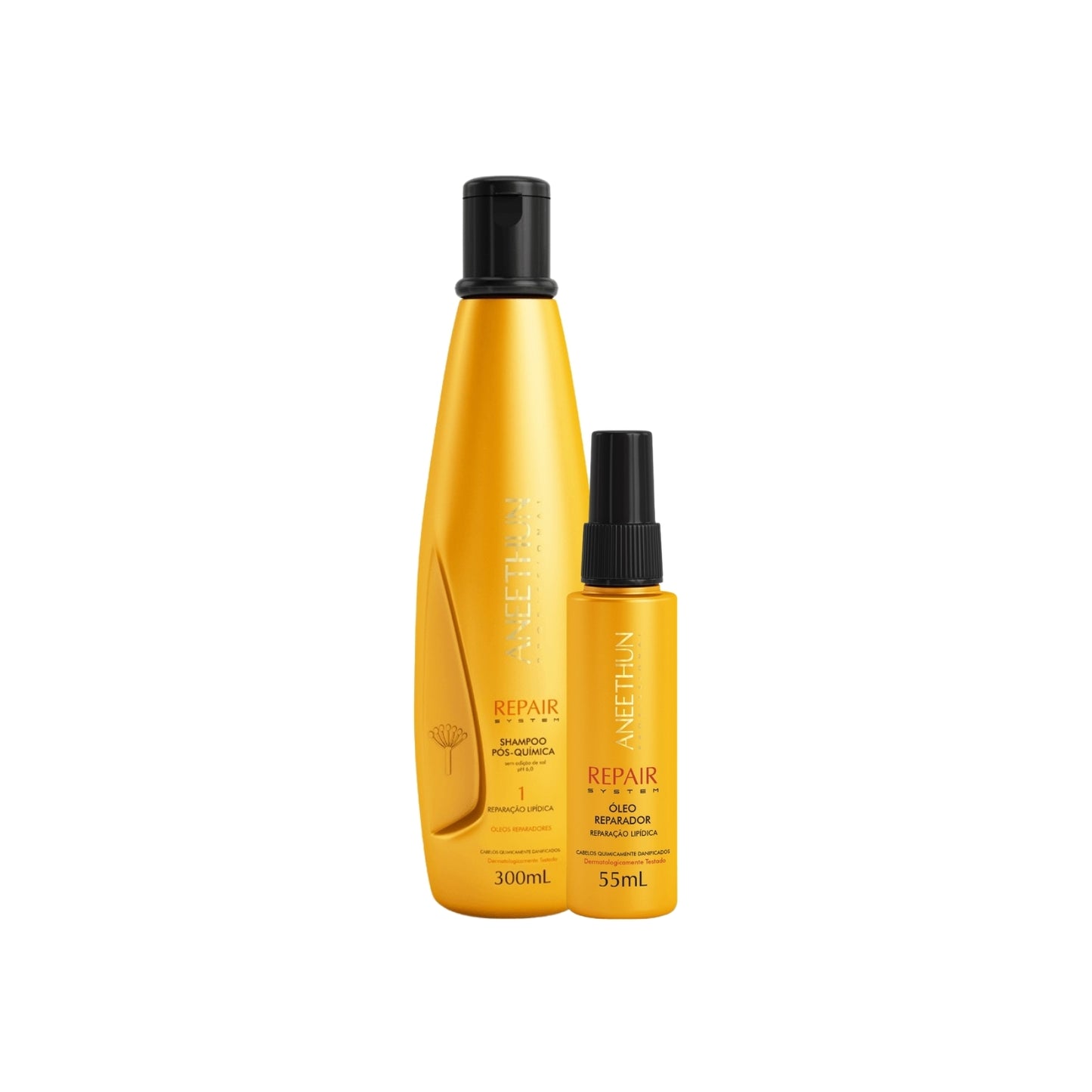 Kit Aneethun Repair Shampoo 300 ml + Oleo Reparador 55 ml