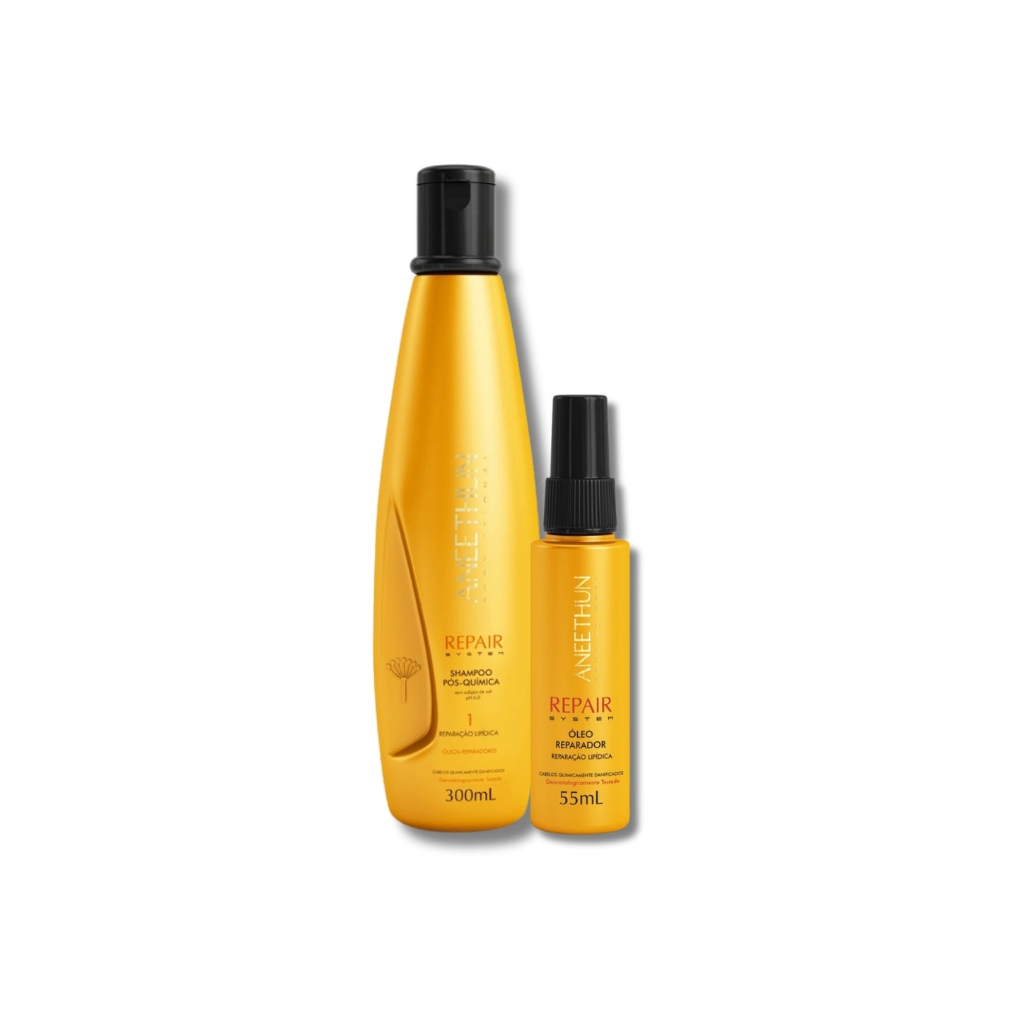 Kit Aneethun Repair Shampoo 300 ml + Oleo Reparador 55 ml