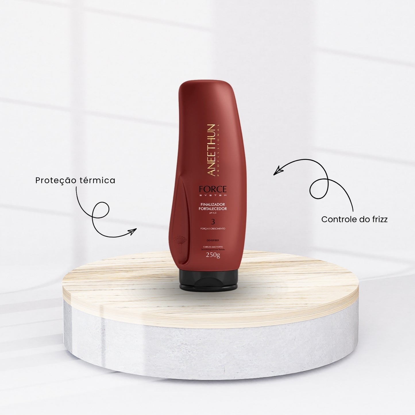 Kit Aneethun Force Shampoo 300 ml + Máscara 250 g + Finalizador 250 g