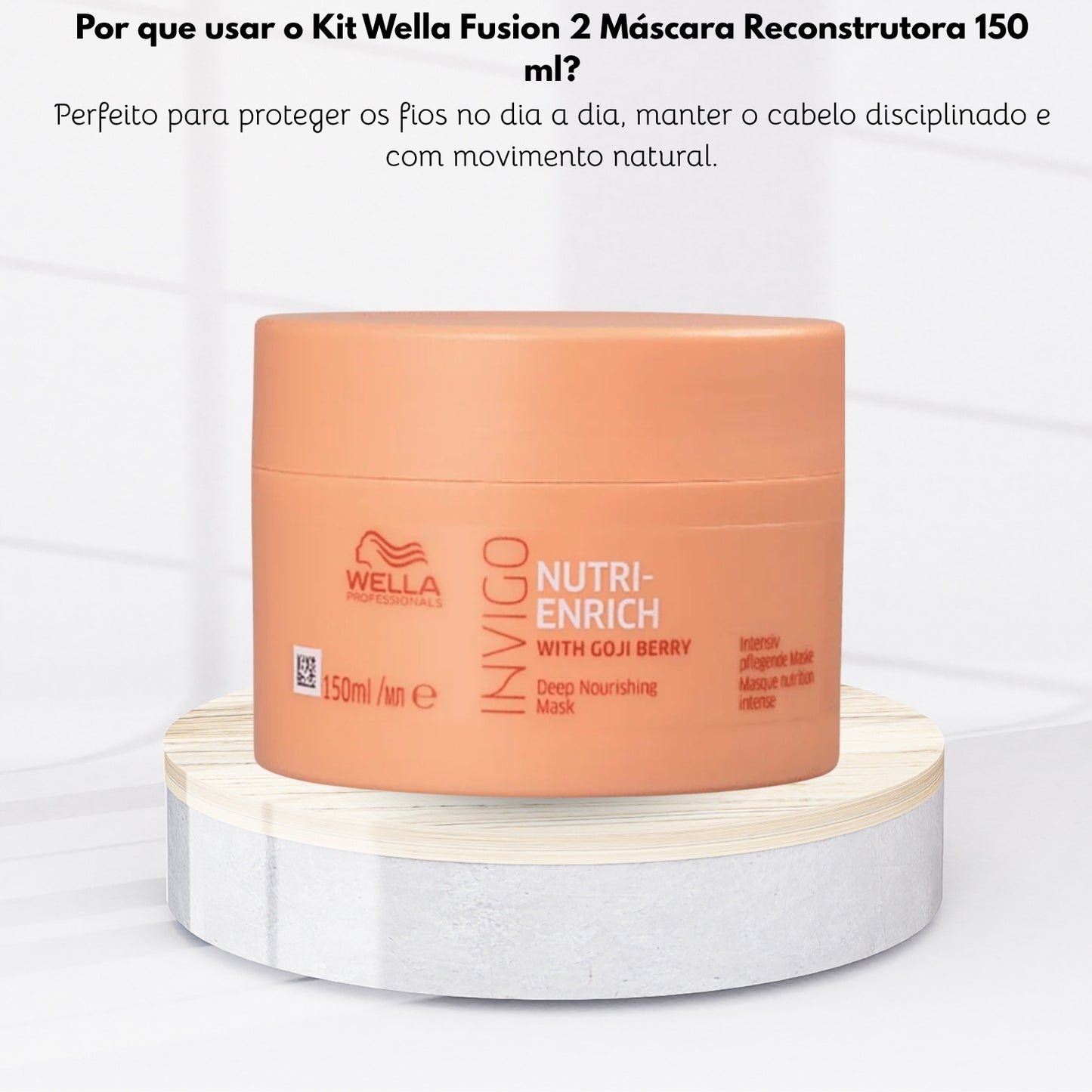 Kit Wella Fusion 2 Máscara Reconstrutora 150 ml