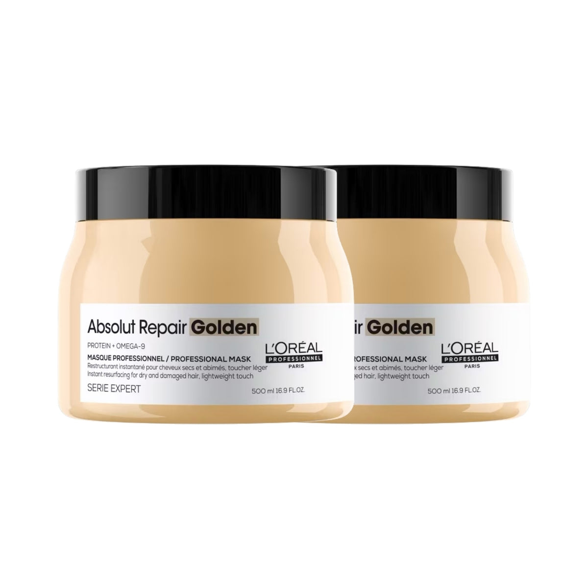 Kit Loreal Absolut Repair Gold Quinoa 2 Máscara 500 g