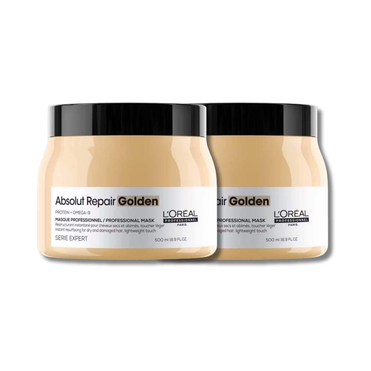 Kit Loreal Absolut Repair Gold Quinoa 2 Máscara 500 g