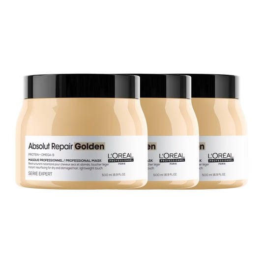 Kit Loreal Absolut Repair Gold Quinoa 3 Máscara 500 g