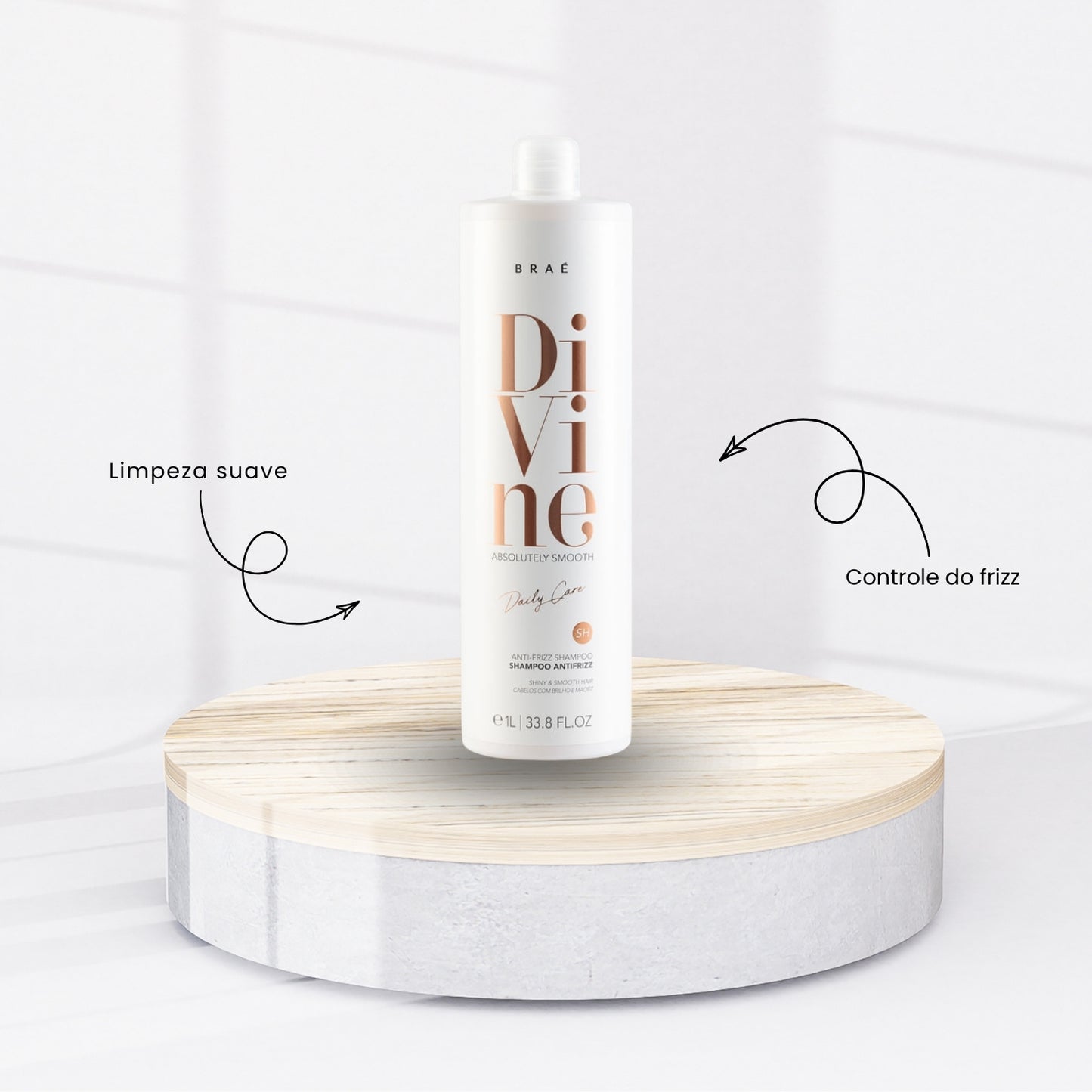 Kit Braé Divine 2 Shampoo 1 Litro