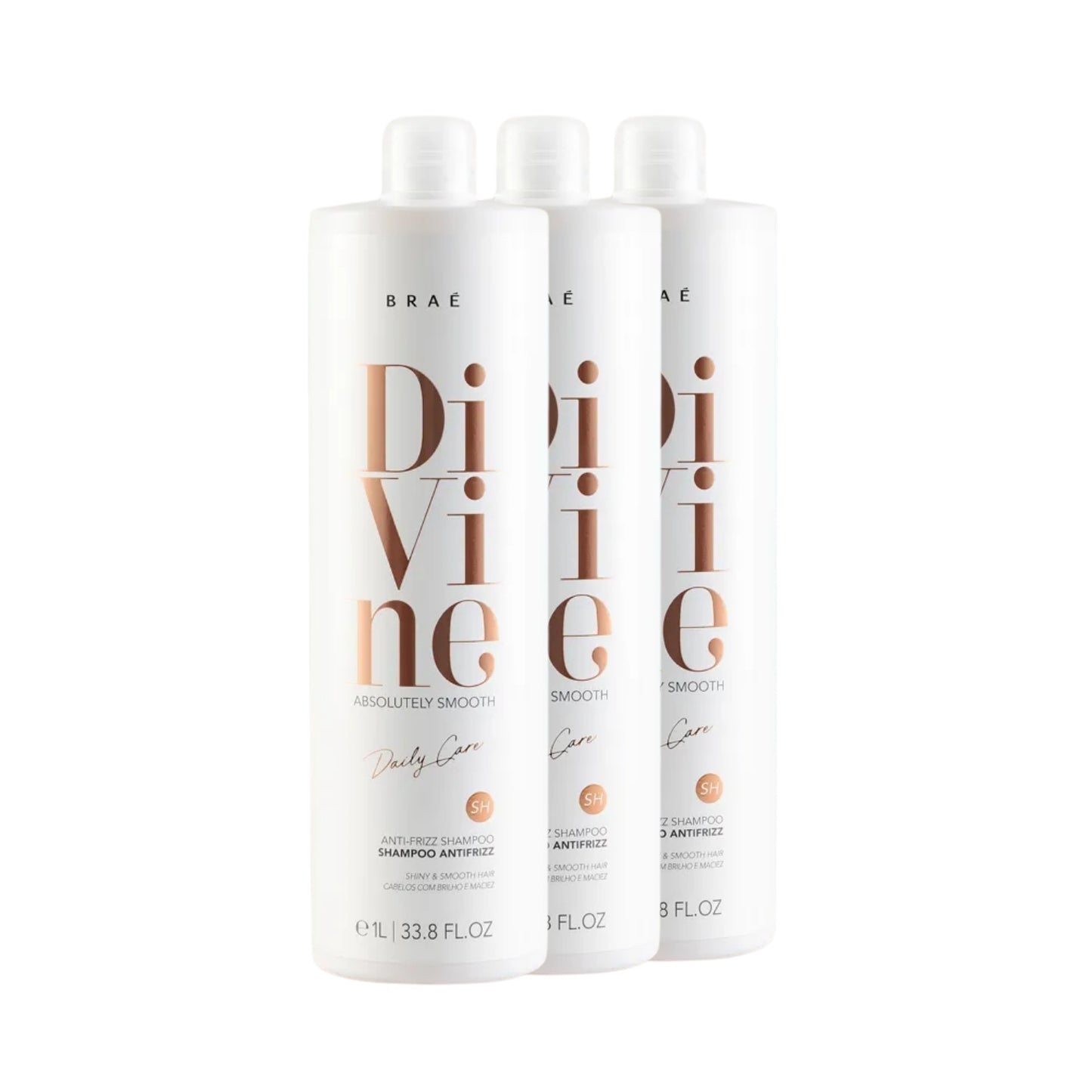 Kit Braé Divine 3 Shampoo 1 Litro