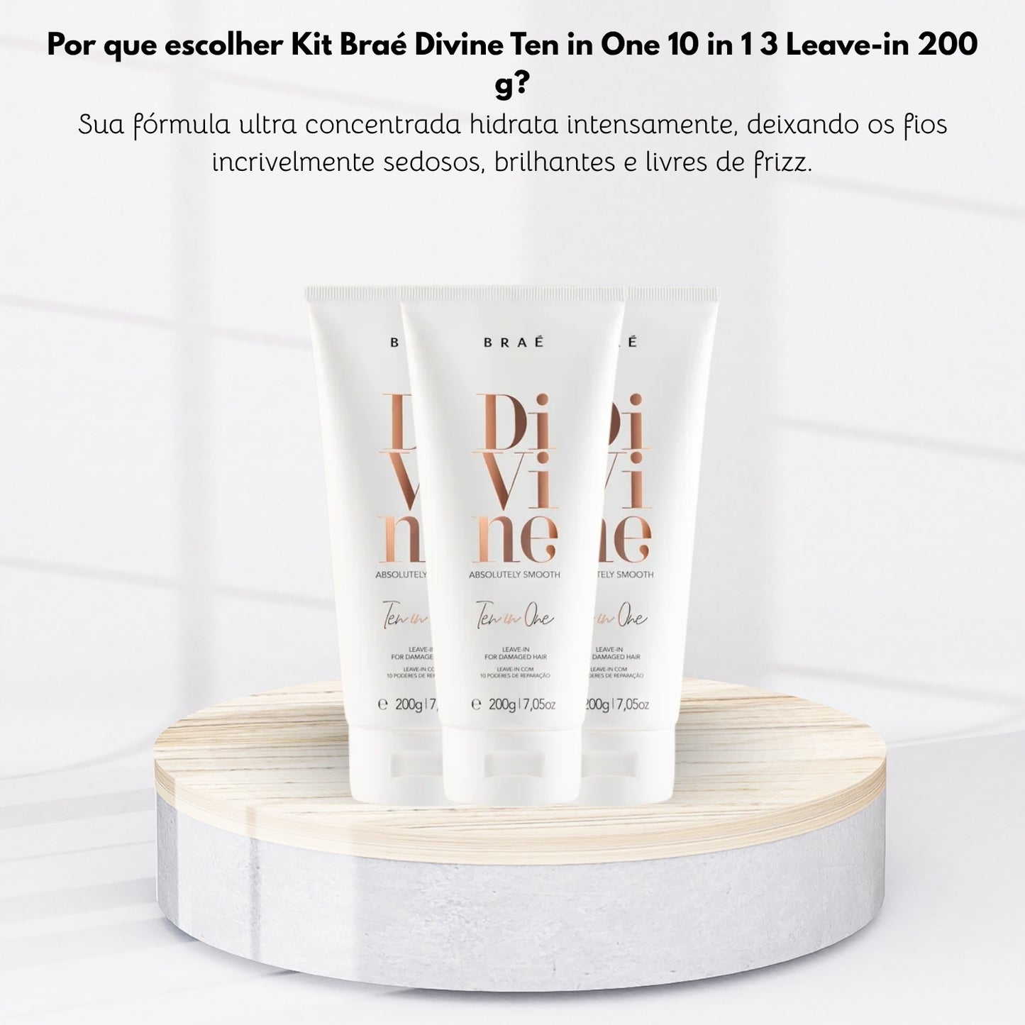 Kit Braé Divine Ten in One 10 in 1 3 Leave-in 200 g