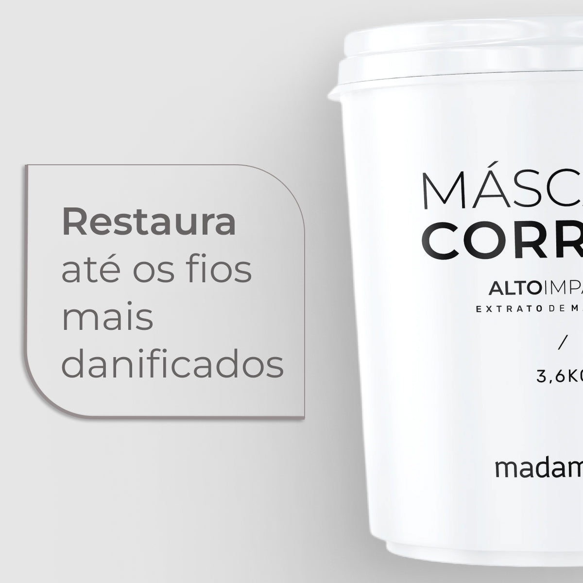 Máscara Madamelis Corrida Alto Impacto 3,6 Kg