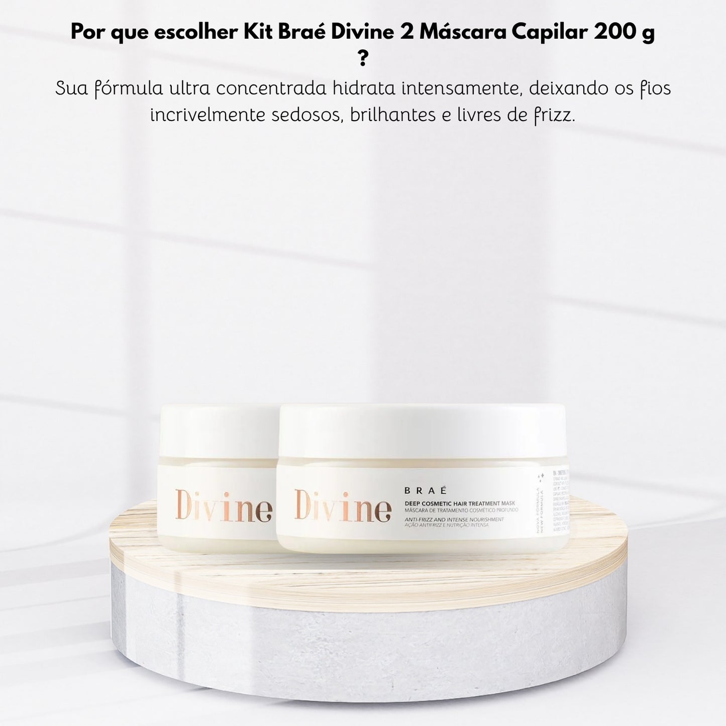 Kit Braé Divine 2 Máscara Capilar 200 g