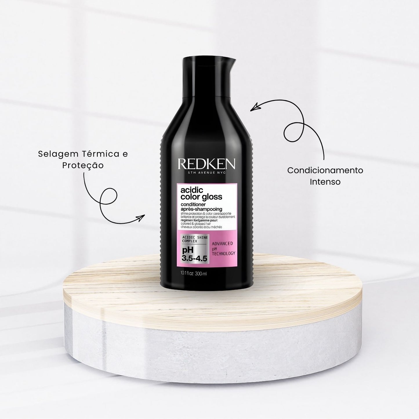 Kit Redken Acidic Color Gloss Shampoo 300 ml e Condicionador 300 ml