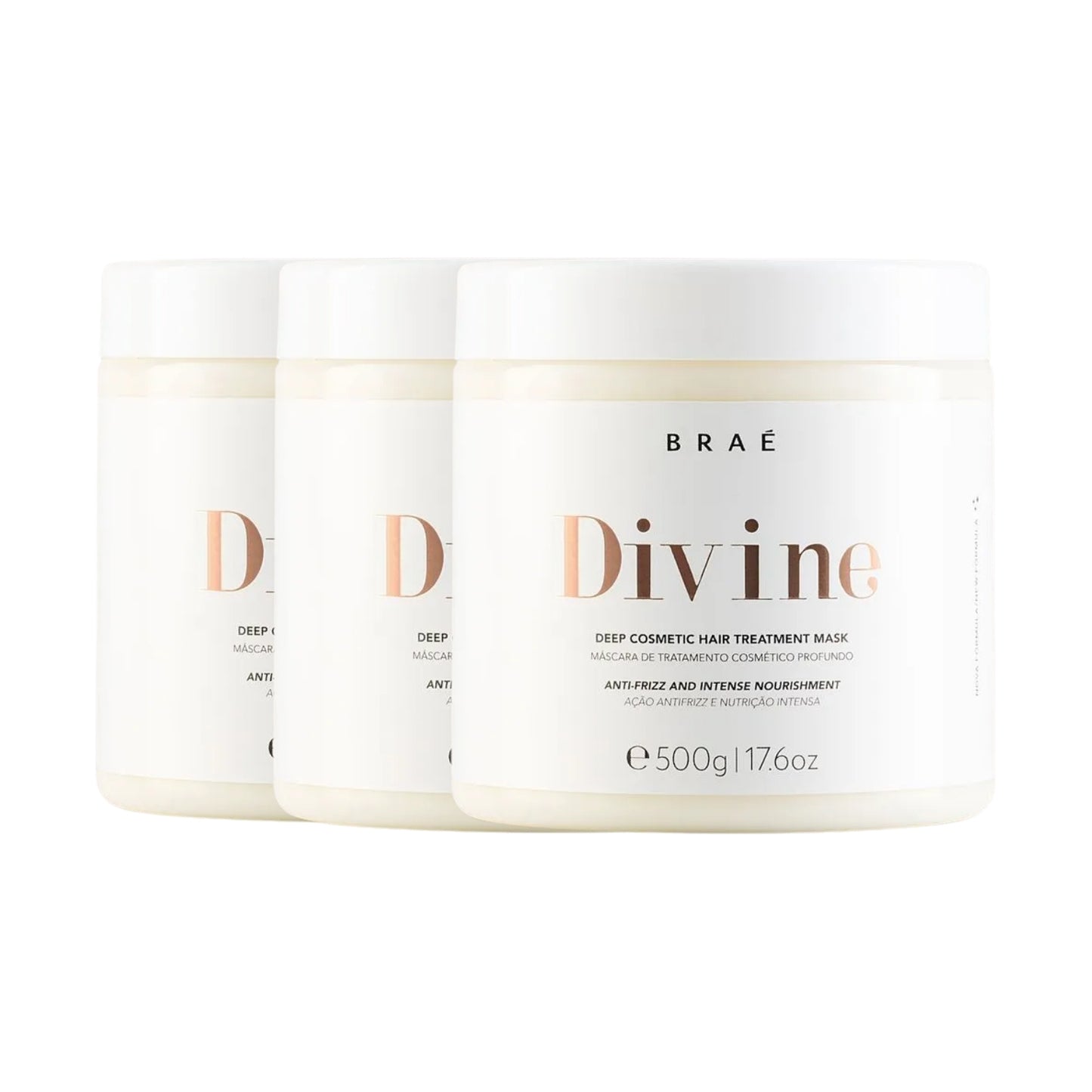 Kit Braé Divine 3 Máscara Capilar 500 g