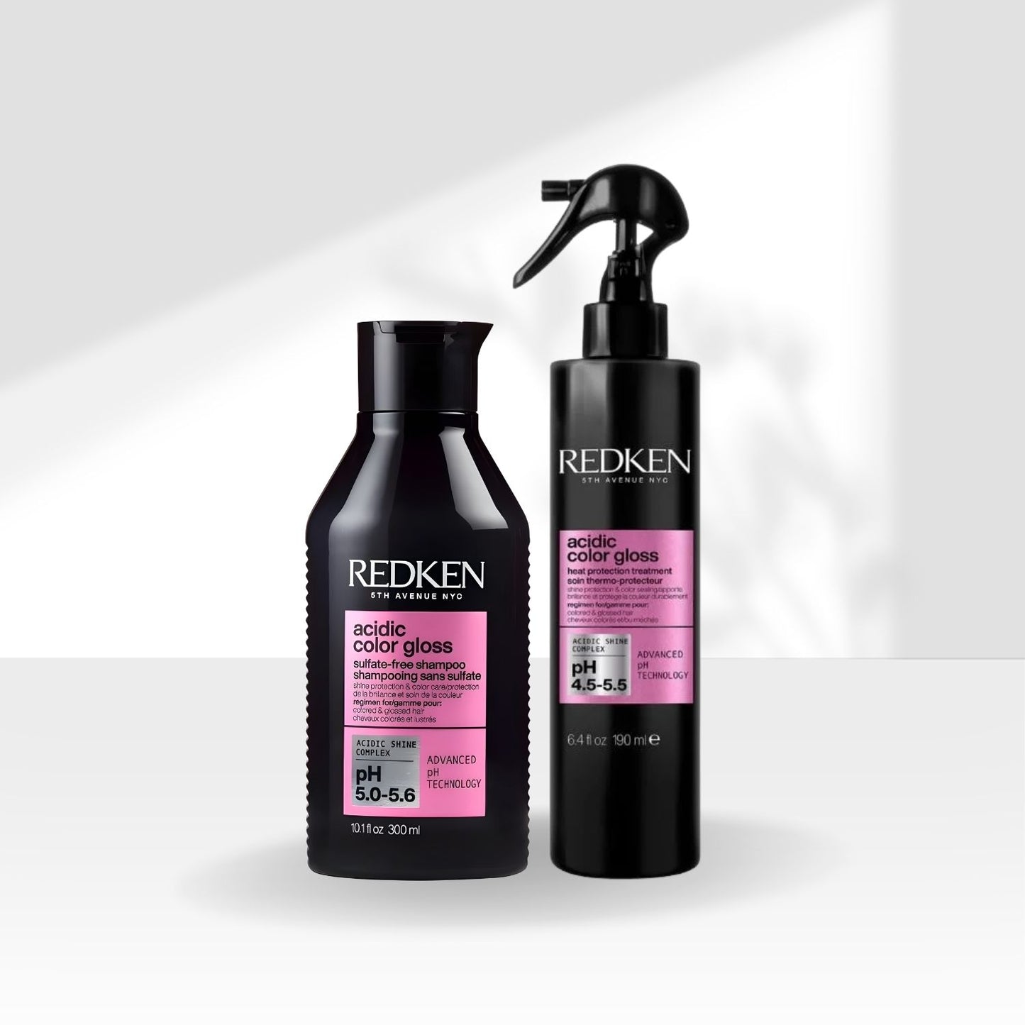 Kit Redken Acidic Color Gloss Shampoo 300 ml e Leave-in 190 ml
