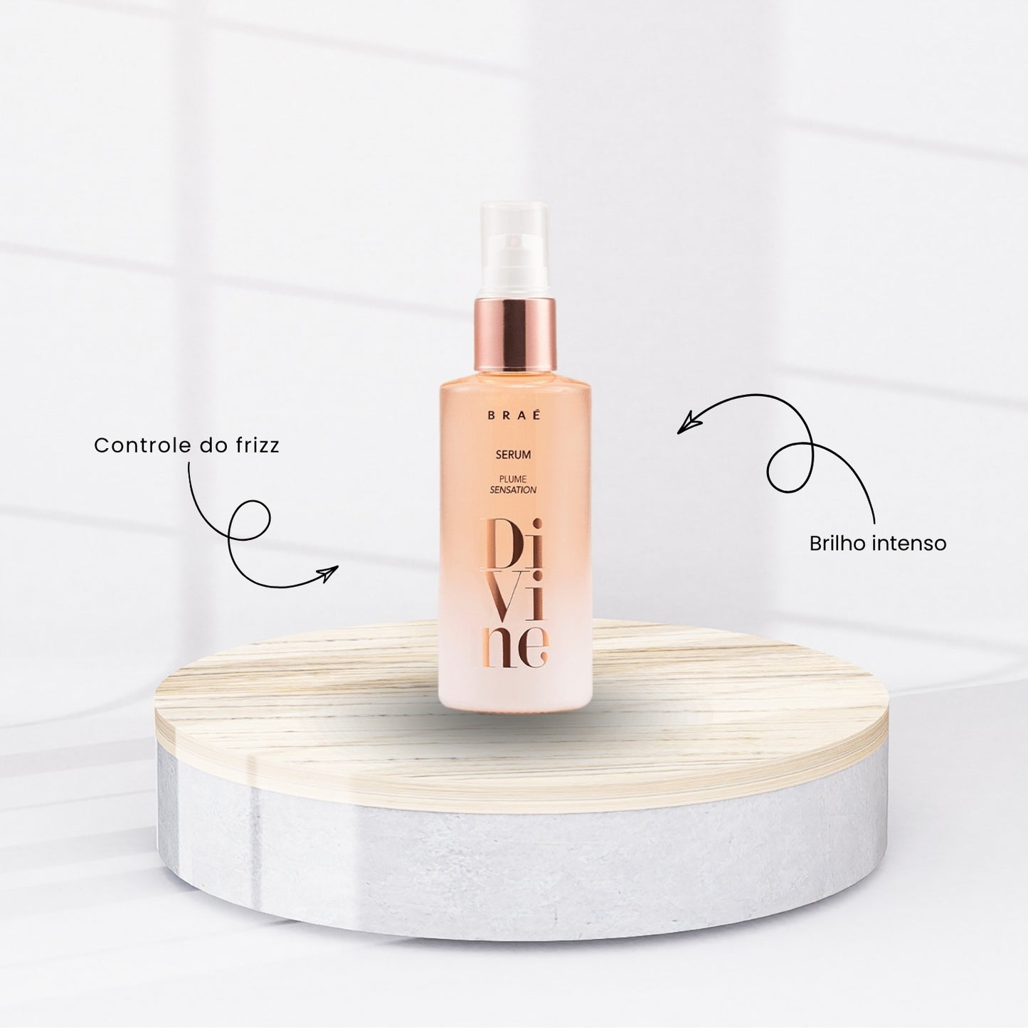 Kit Braé Divine Plume Sensation 2 Sérum Reparador 60 ml