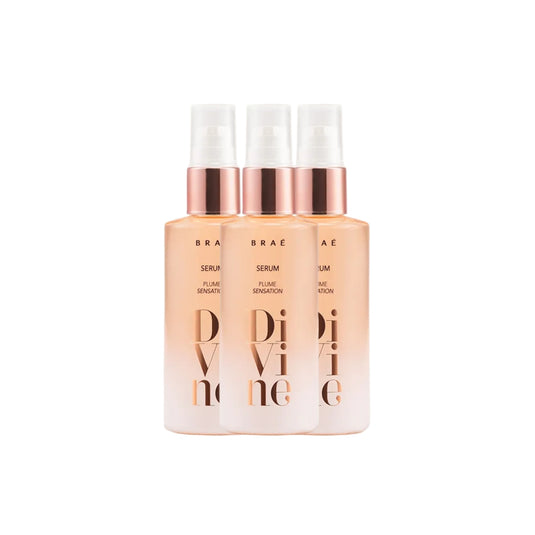 Kit Braé Divine Plume Sensation 3 Sérum Reparador 60 ml