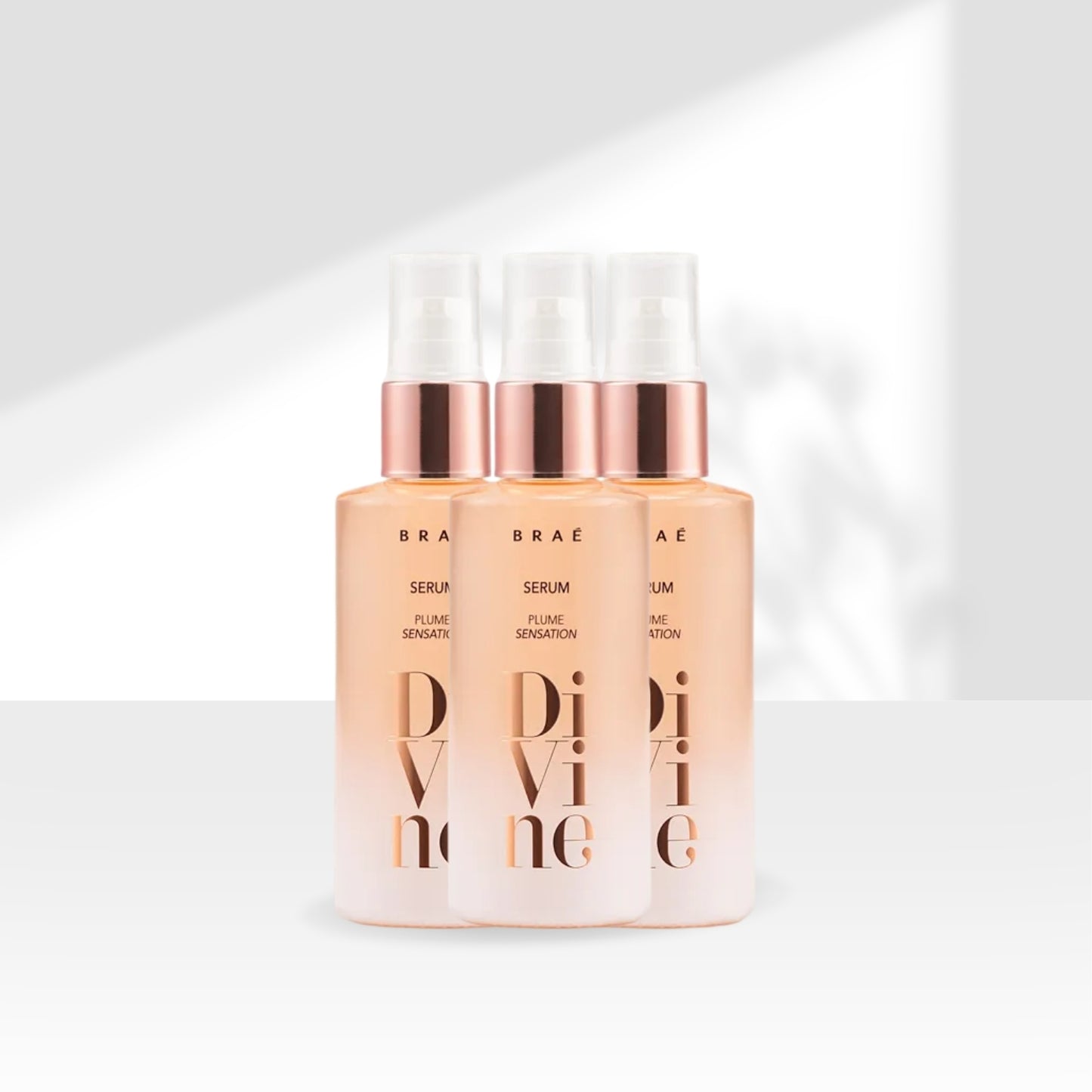 Kit Braé Divine Plume Sensation 3 Sérum Reparador 60 ml