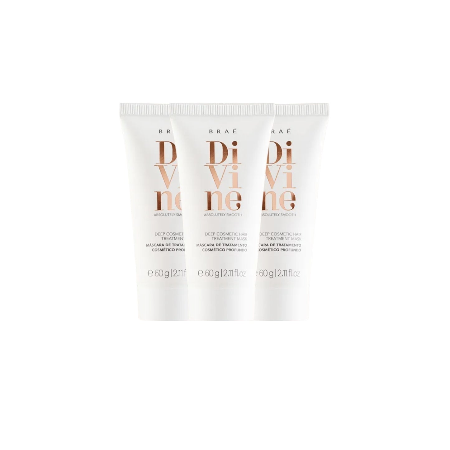 Kit Braé Divine 3 Máscara Capilar 60 ml