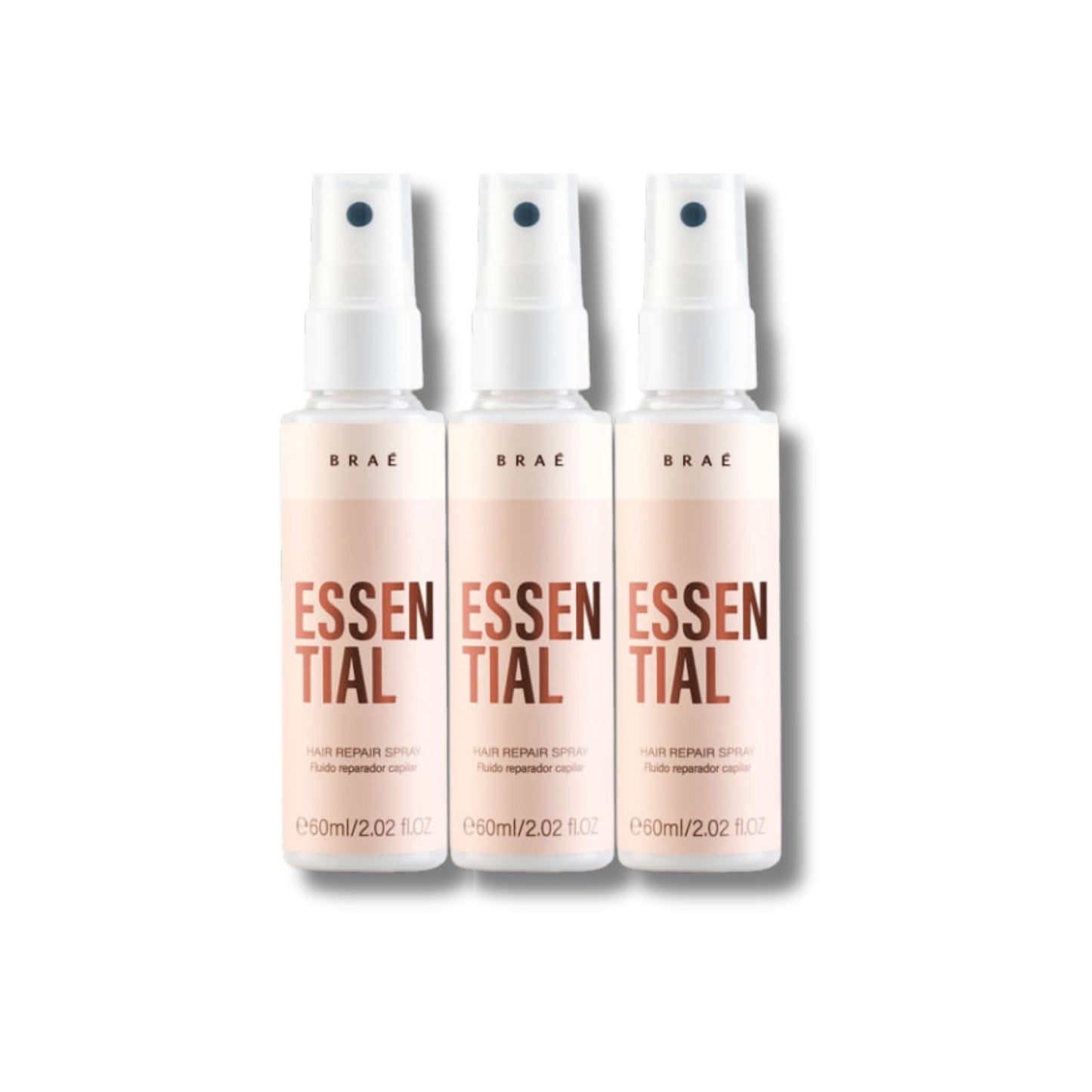 Kit Braé Essential 3 Spray Fluido Reparador Capilar 60 ml