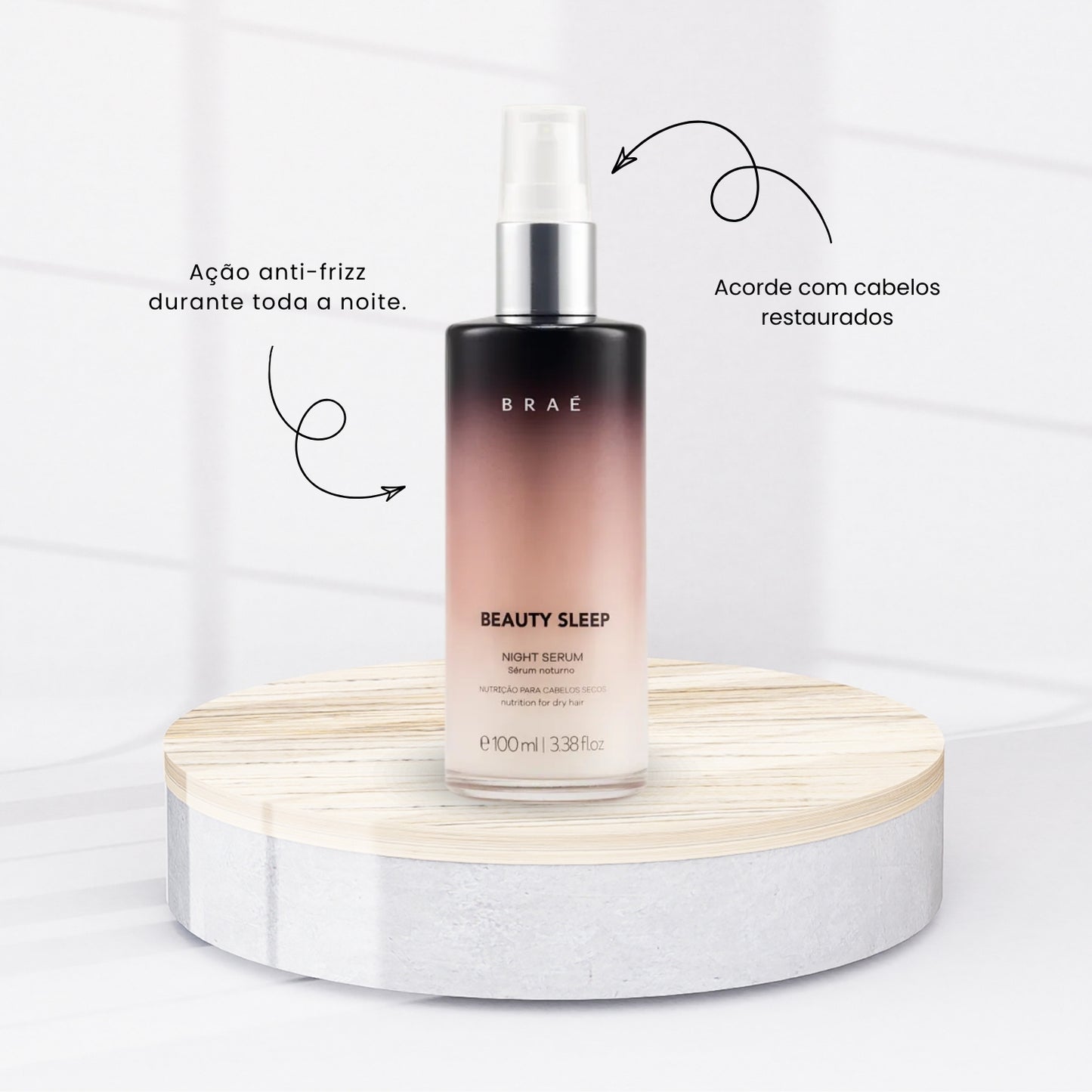Kit Braé Beauty Sleep Night 2 Sérum Tratamento Noturno 100 ml