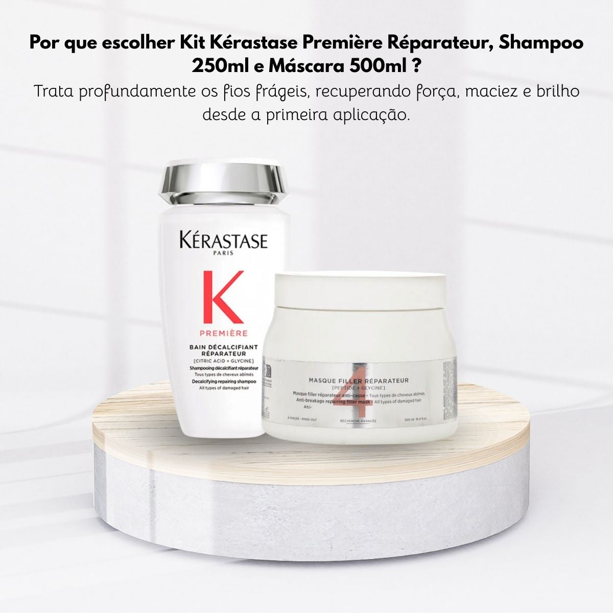 Kit Kérastase Première Shampoo 250 ml e Máscara 500 ml