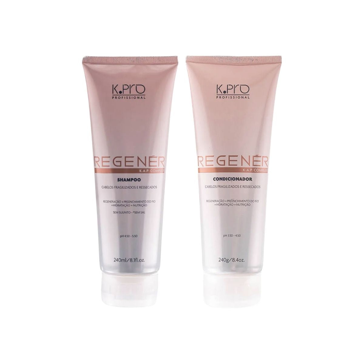 Kit K.Pro Regenér Shampoo + Condicionador 240 g