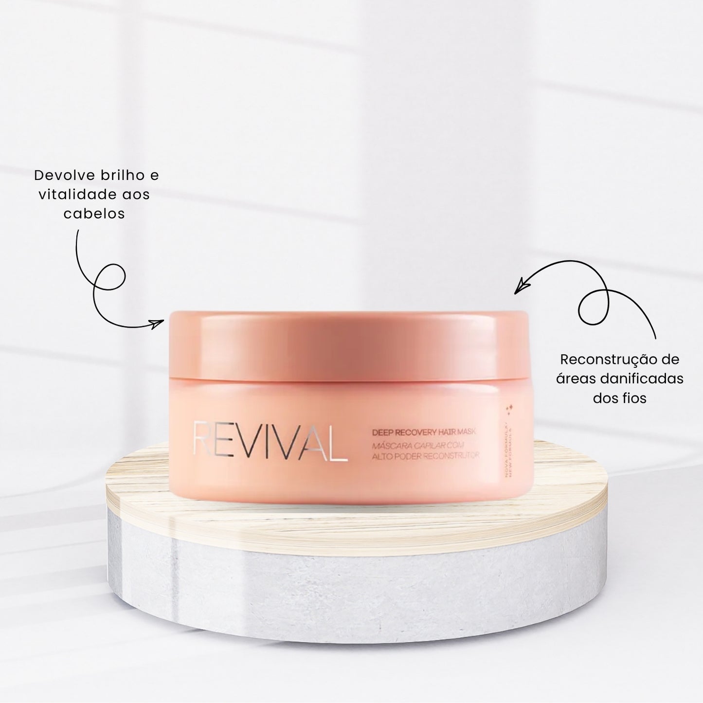 Kit Braé Revival 2 Máscara de Reconstrução 200 g