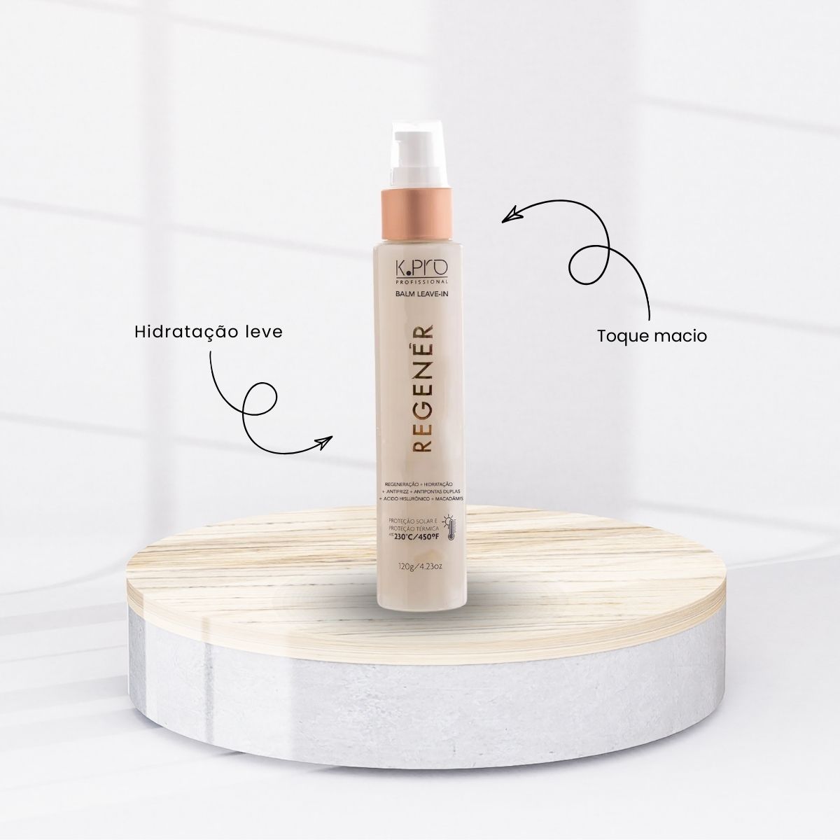 Kit K.Pro Regenér Máscara Capilar 165 g + Leave-In 120 g