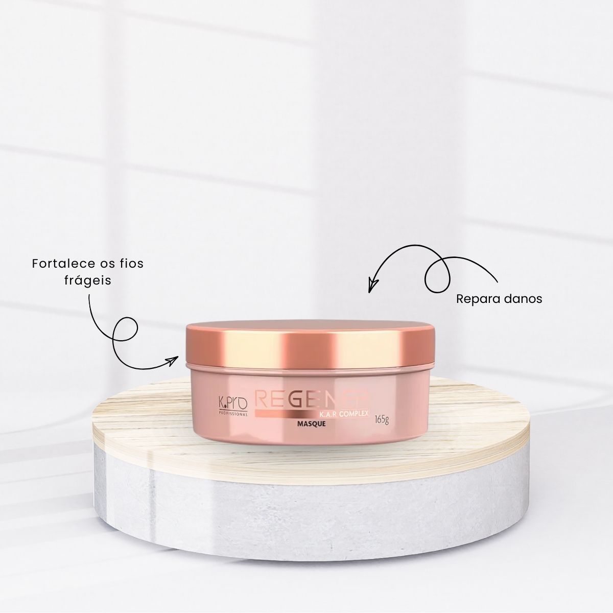 Kit K.Pro Regenér Máscara Capilar 165 g + Leave-In 120 g